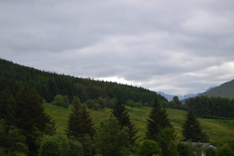 Auf dem Weg in die Highlands