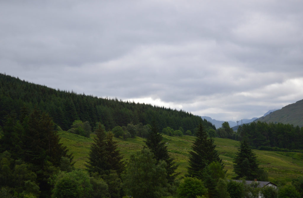 Auf dem Weg in die Highlands