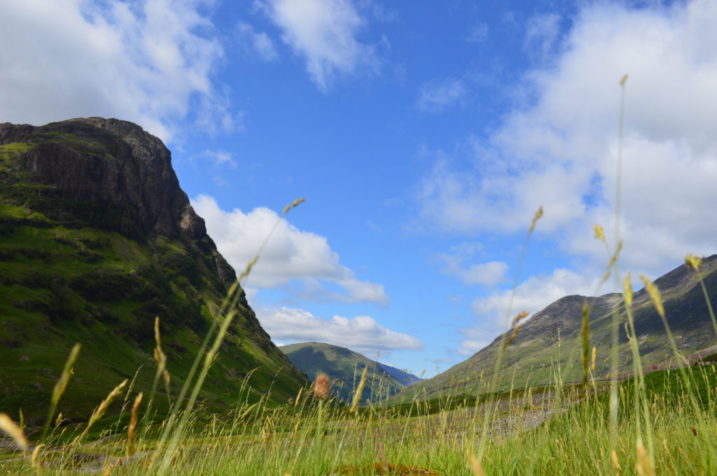 Seitenblick aus dem Glencoe