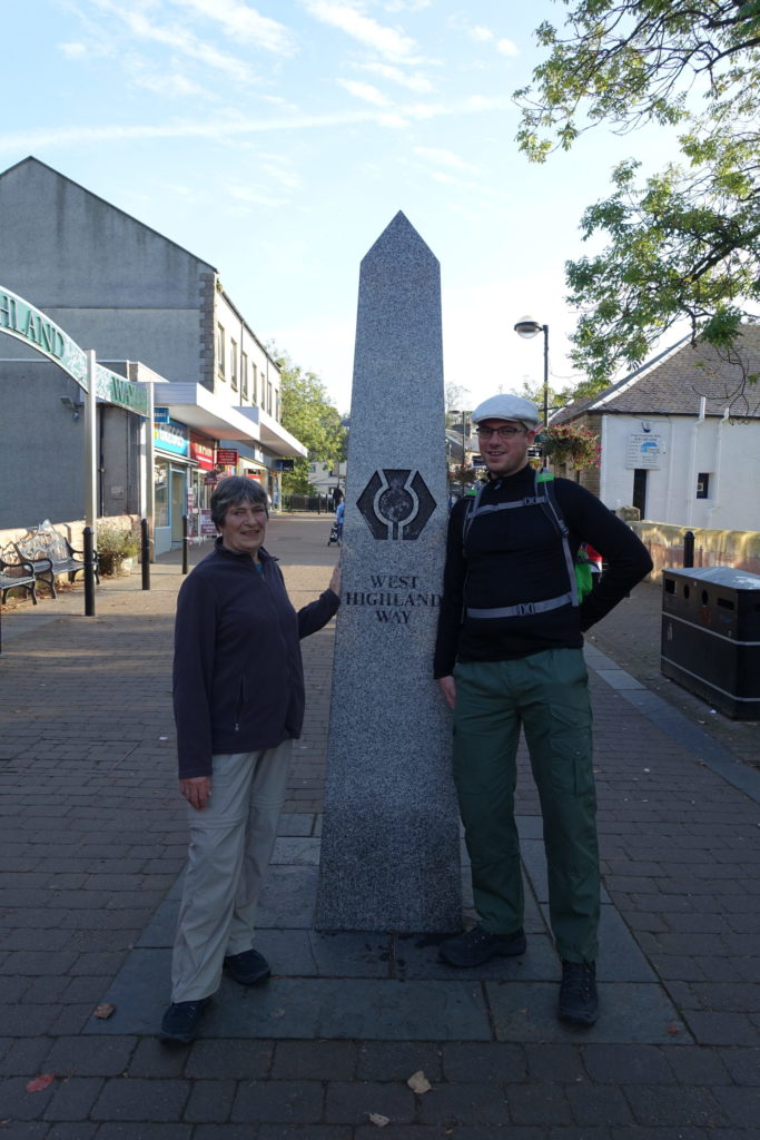 Startpunkt des West Highland Way in der Douglas Street