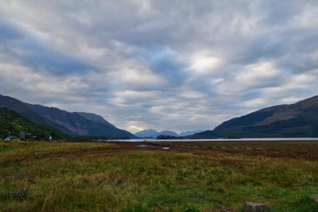 Blick von Glencoe auf Loch Leven