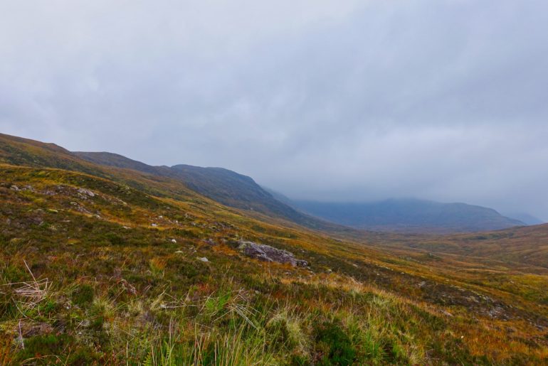 Blick über die Ben Nevis Bergkette