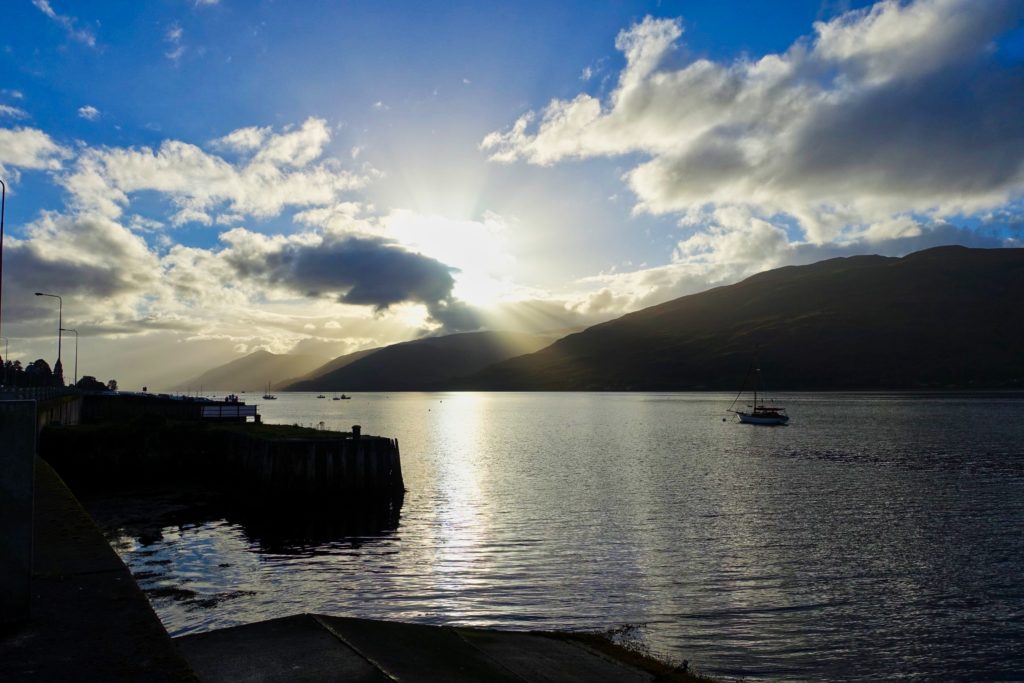 Lichtspiel über Loch Linnhe