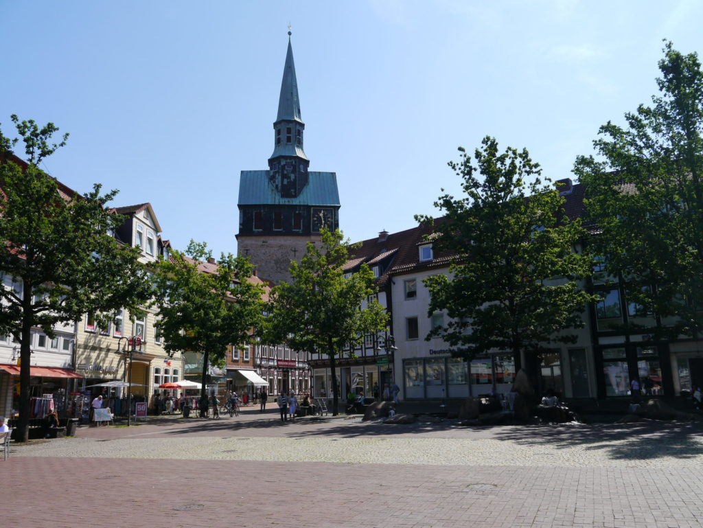 Kornmarkt und Marktkirche St. Aegidien